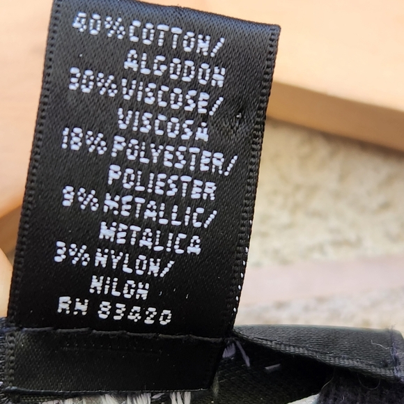 August Silk Cardigan Women's Large Black Floral Sweater Neutral Dark Romantic - Picture 7 of 11